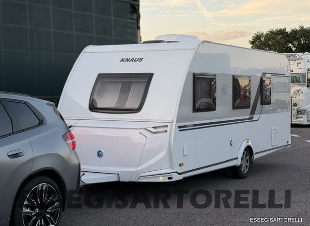 KNAUS SPORT 500 QDK CARAVAN 6 POSTI FULL 11/22 MT ’23 kg 1.400 MOVER CLIMA TENDALINO pieno