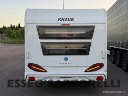 KNAUS SPORT 500 QDK CARAVAN 6 POSTI FULL 11/22 MT ’23 kg 1.400 MOVER CLIMA TENDALINO pieno