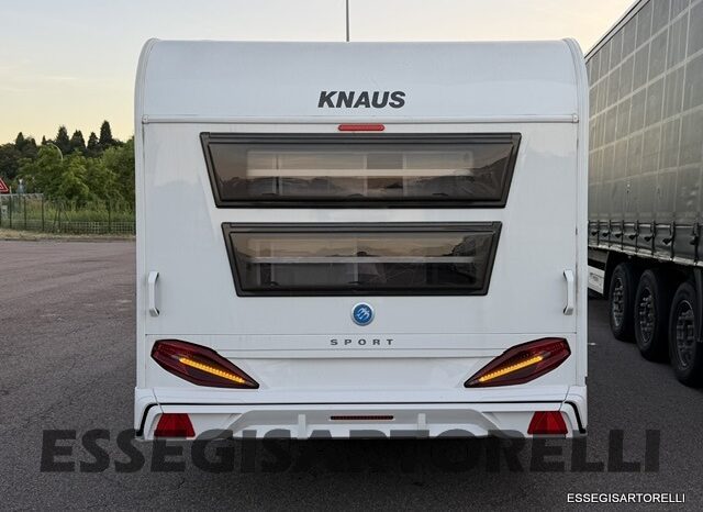 KNAUS SPORT 500 QDK CARAVAN 6 POSTI FULL 11/22 MT ’23 kg 1.400 MOVER CLIMA TENDALINO pieno