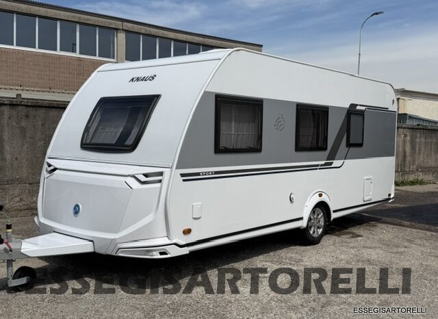 KNAUS SPORT 500 QDK CARAVAN 6 POSTI FULL 11/22 MT ’23 kg 1.400 MOVER CLIMA TENDALINO pieno