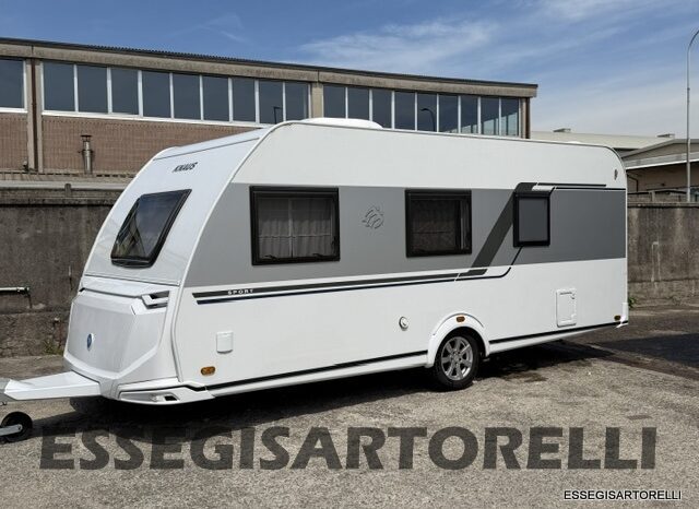 KNAUS SPORT 500 QDK CARAVAN 6 POSTI FULL 11/22 MT ’23 kg 1.400 MOVER CLIMA TENDALINO pieno