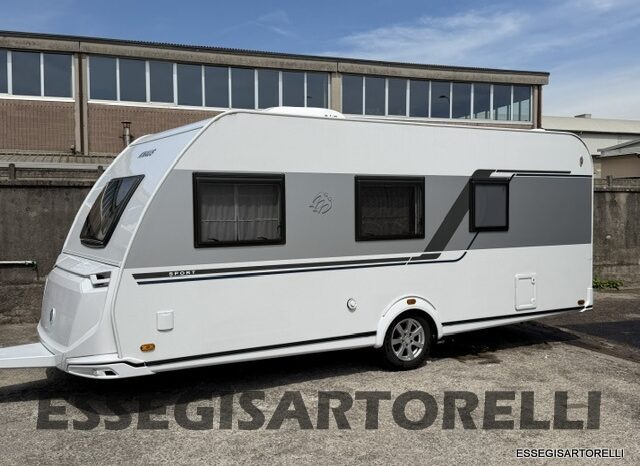 KNAUS SPORT 500 QDK CARAVAN 6 POSTI FULL 11/22 MT ’23 kg 1.400 MOVER CLIMA TENDALINO pieno