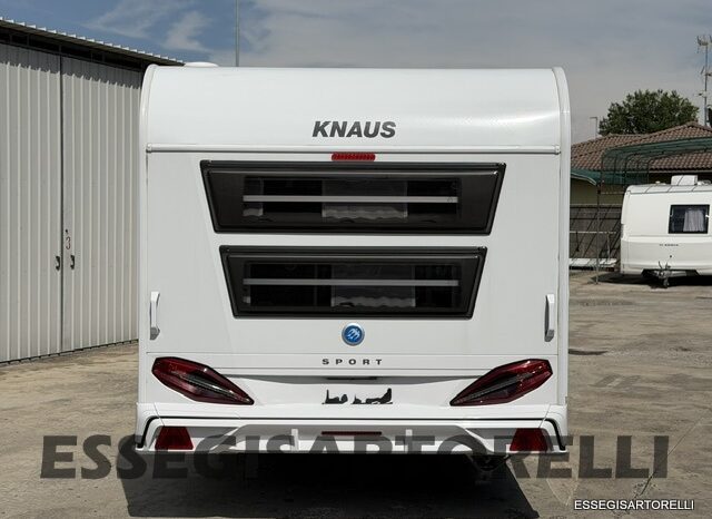 KNAUS SPORT 500 QDK CARAVAN 6 POSTI FULL 11/22 MT ’23 kg 1.400 MOVER CLIMA TENDALINO pieno