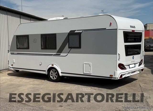 KNAUS SPORT 500 QDK CARAVAN 6 POSTI FULL 11/22 MT ’23 kg 1.400 MOVER CLIMA TENDALINO pieno
