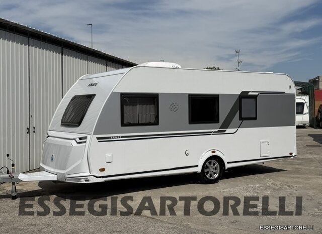 KNAUS SPORT 500 QDK CARAVAN 6 POSTI FULL 11/22 MT ’23 kg 1.400 MOVER CLIMA TENDALINO pieno