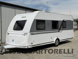 KNAUS SPORT 500 QDK CARAVAN 6 POSTI FULL 11/22 MT ’23 kg 1.400 MOVER CLIMA TENDALINO pieno