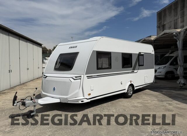 KNAUS SPORT 500 QDK CARAVAN 6 POSTI FULL 11/22 MT ’23 kg 1.400 MOVER CLIMA TENDALINO pieno