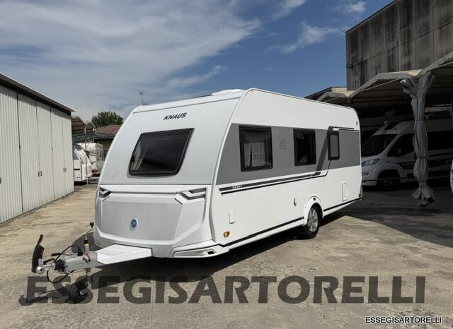 KNAUS SPORT 500 QDK CARAVAN 6 POSTI FULL 11/22 MT ’23 kg 1.400 MOVER CLIMA TENDALINO pieno
