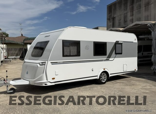 KNAUS SPORT 500 QDK CARAVAN 6 POSTI FULL 11/22 MT ’23 kg 1.400 MOVER CLIMA TENDALINO pieno