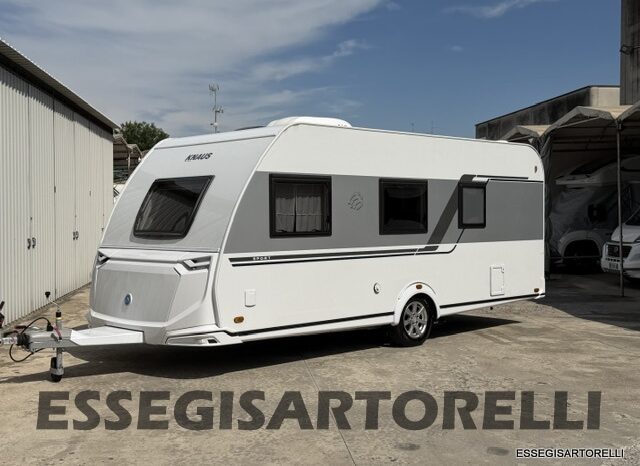 KNAUS SPORT 500 QDK CARAVAN 6 POSTI FULL 11/22 MT ’23 kg 1.400 MOVER CLIMA TENDALINO pieno